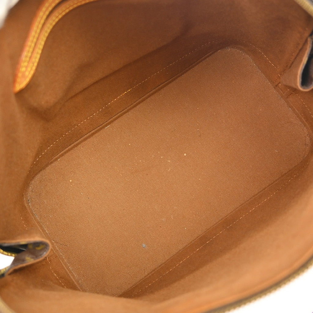 Louis Vuitton Alma Handbag Monogram Canvas Brown Canvas Handbag (Pre-Owned)