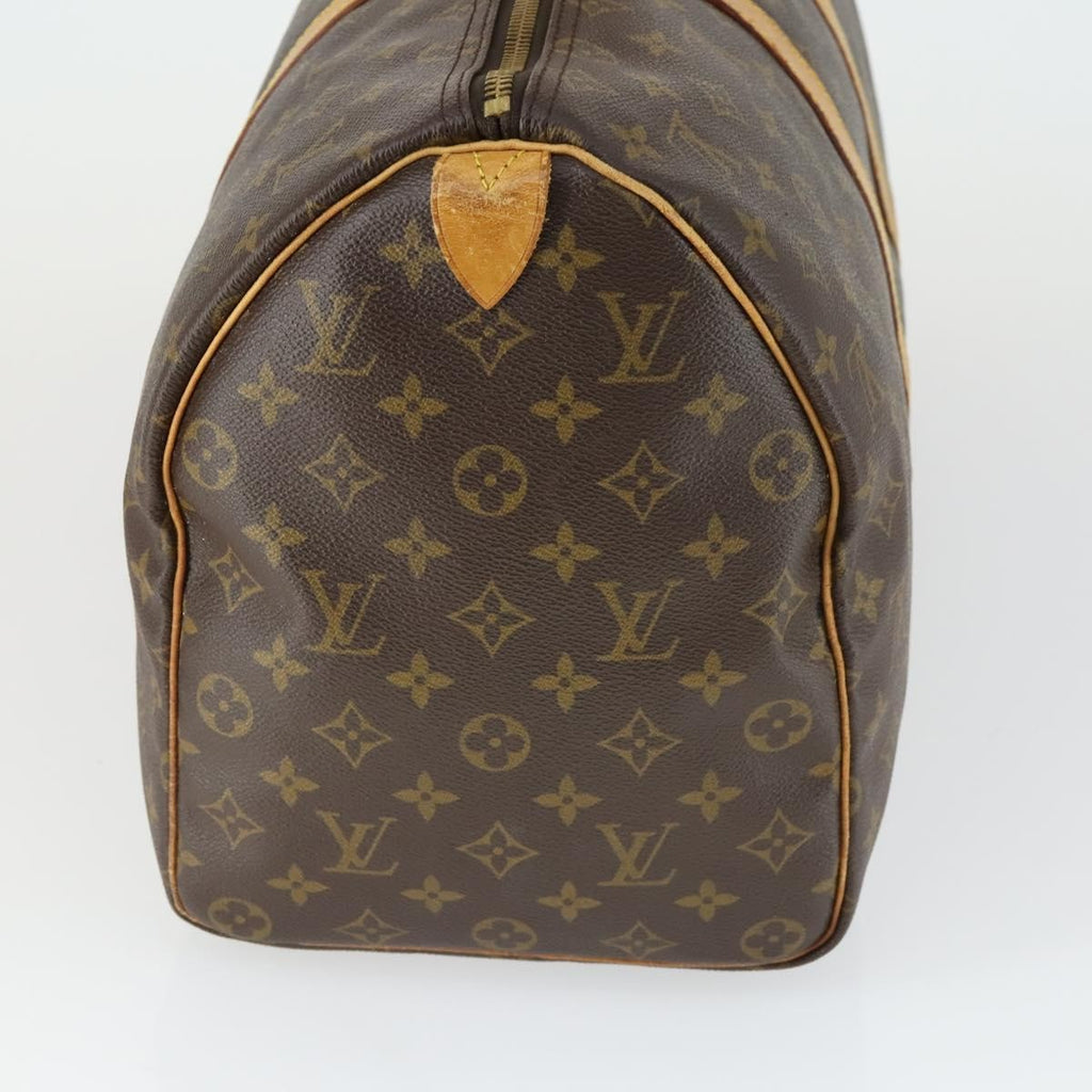 Louis Vuitton Keepall Bag Monogram Canvas Brown Canvas Travel Bag Bag (Pre-Owned)