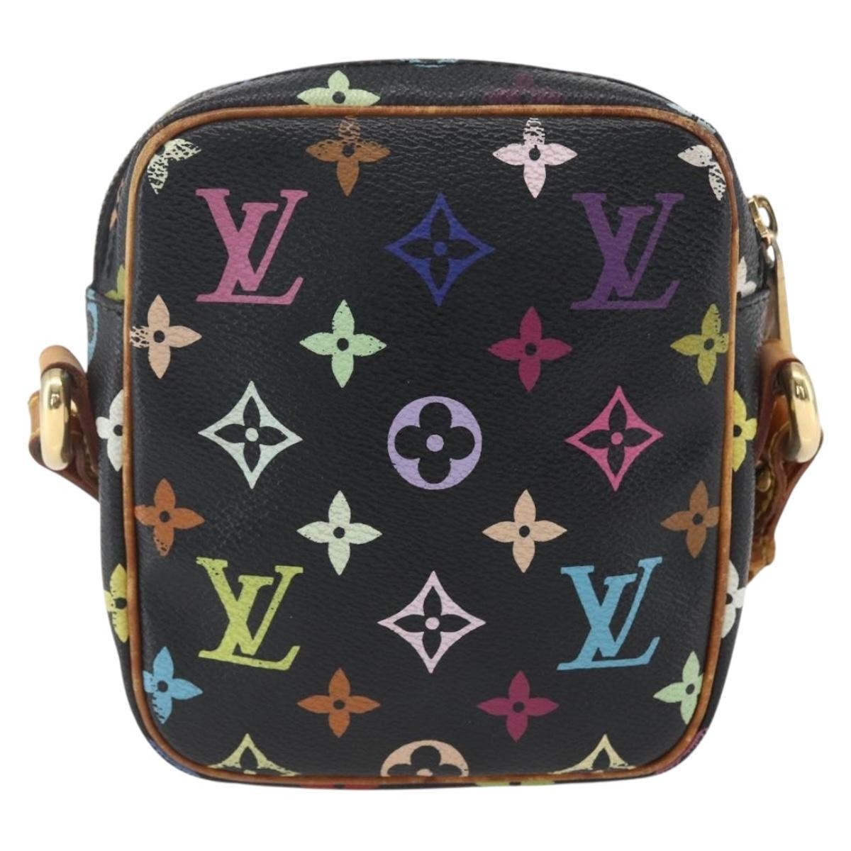 Louis Vuitton Rift Handbag Monogram Multicolor Black Canvas Shoulder Bag Bag (Pre-Owned)