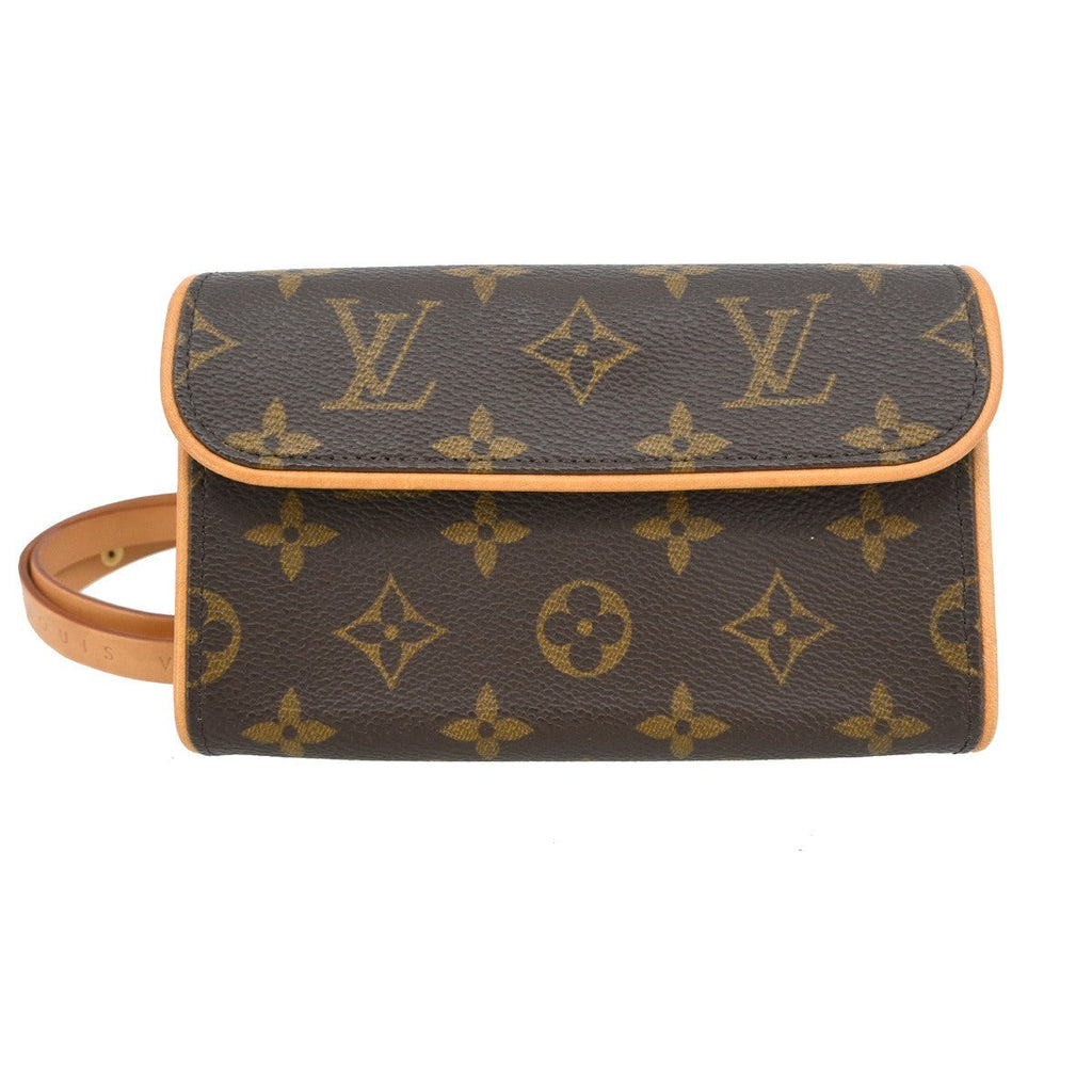 Louis Vuitton Florentine Waist Bag Monogram Canvas Brown Canvas Clutche & Pouche Bag (Pre-Owned)