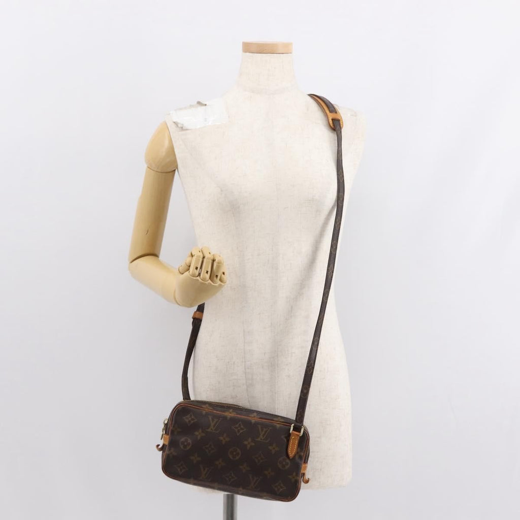 Louis Vuitton Pochette Marly Bandouliere Bag Monogram Canvas Brown Canvas Shoulder Bag Bag (Pre-Owned)