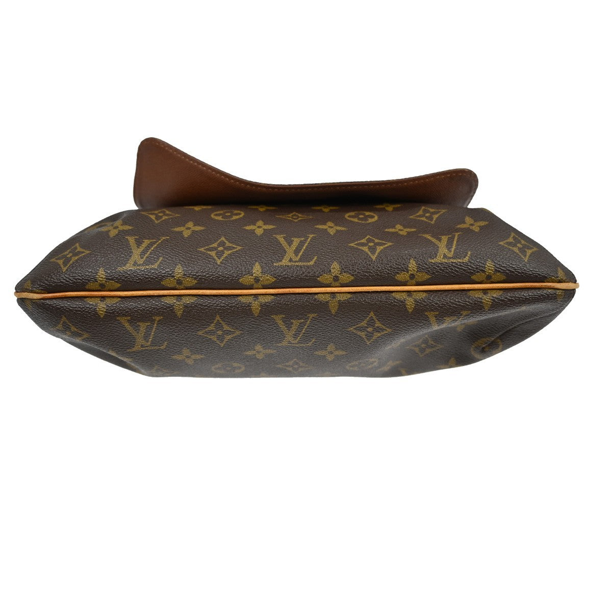 Louis Vuitton Musette Handbag Monogram Canvas Brown Canvas Shoulder Bag Bag (Pre-Owned)