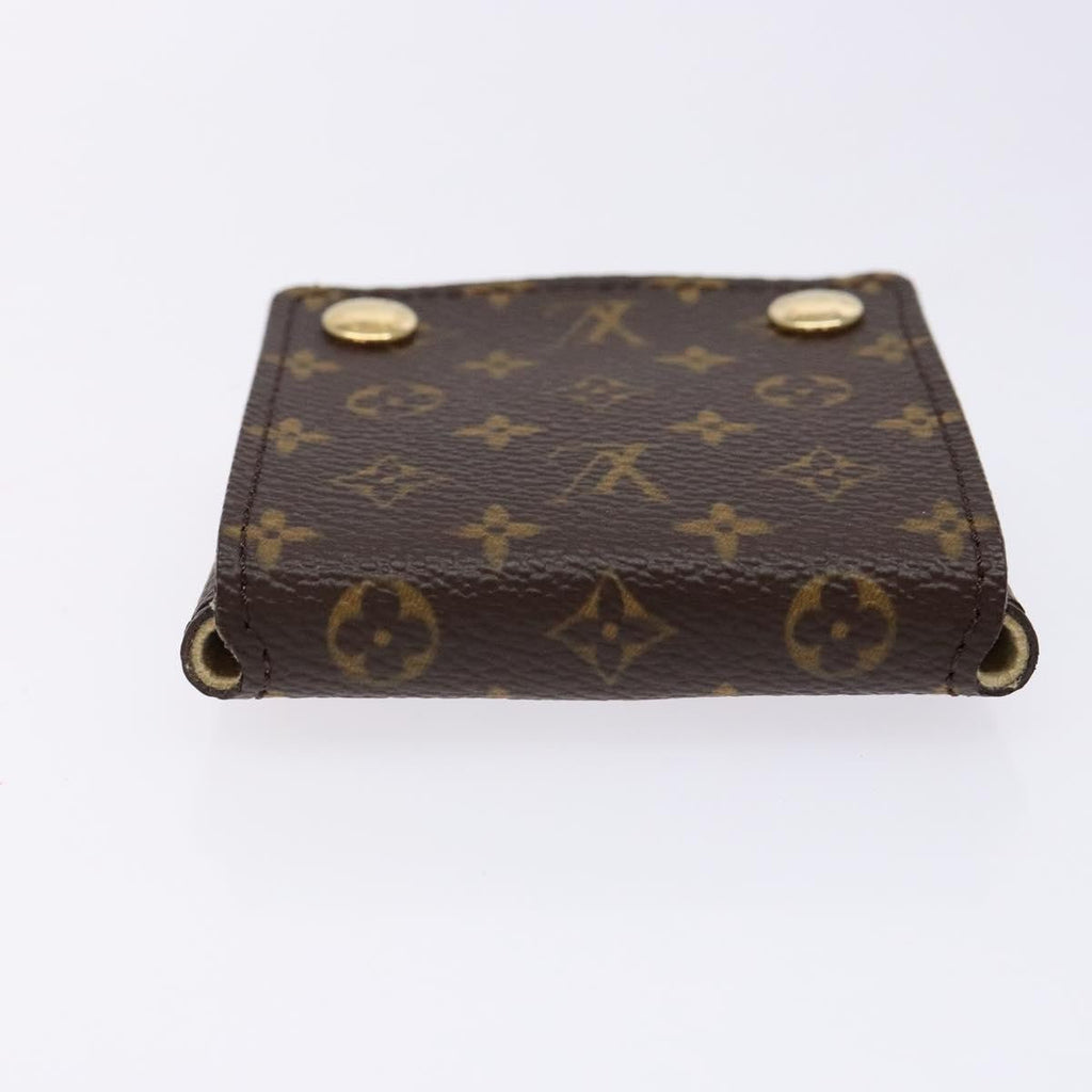 Louis Vuitton Case Jewelry Box Canvas Brown Canvas Wallets Accessory (Pre-Owned)