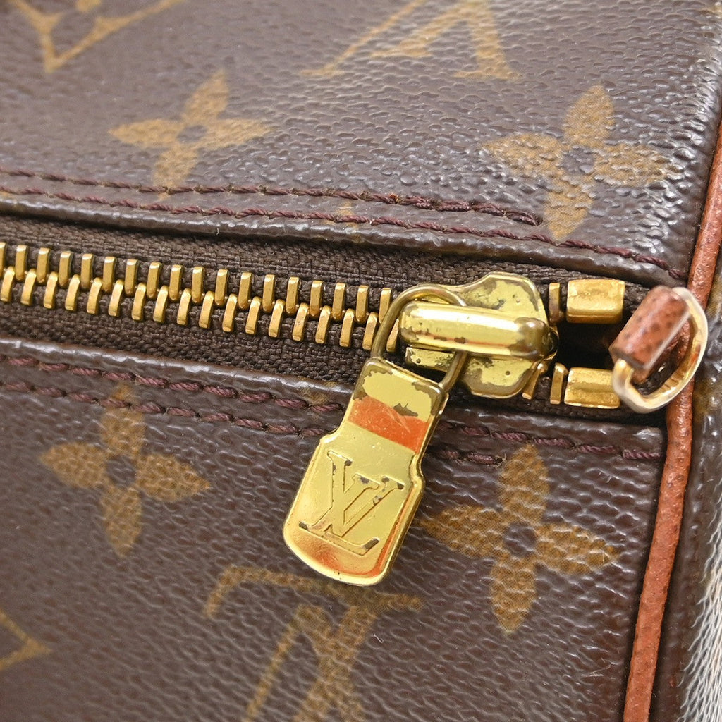 Louis Vuitton Papillon Handbag Monogram Canvas Brown Canvas Handbag (Pre-Owned)