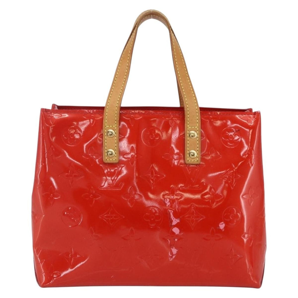 Louis Vuitton Reade Handbag Monogram Vernis Red Patent_Leather Handbag (Pre-Owned)