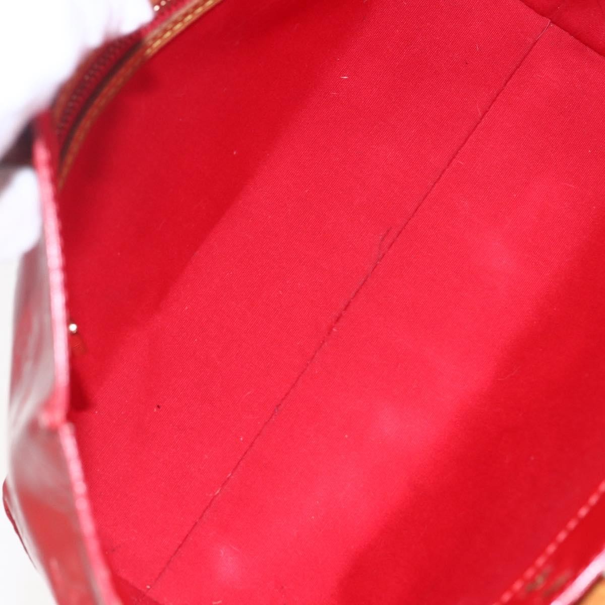 Louis Vuitton Reade Handbag Monogram Vernis Red Patent_Leather Handbag (Pre-Owned)