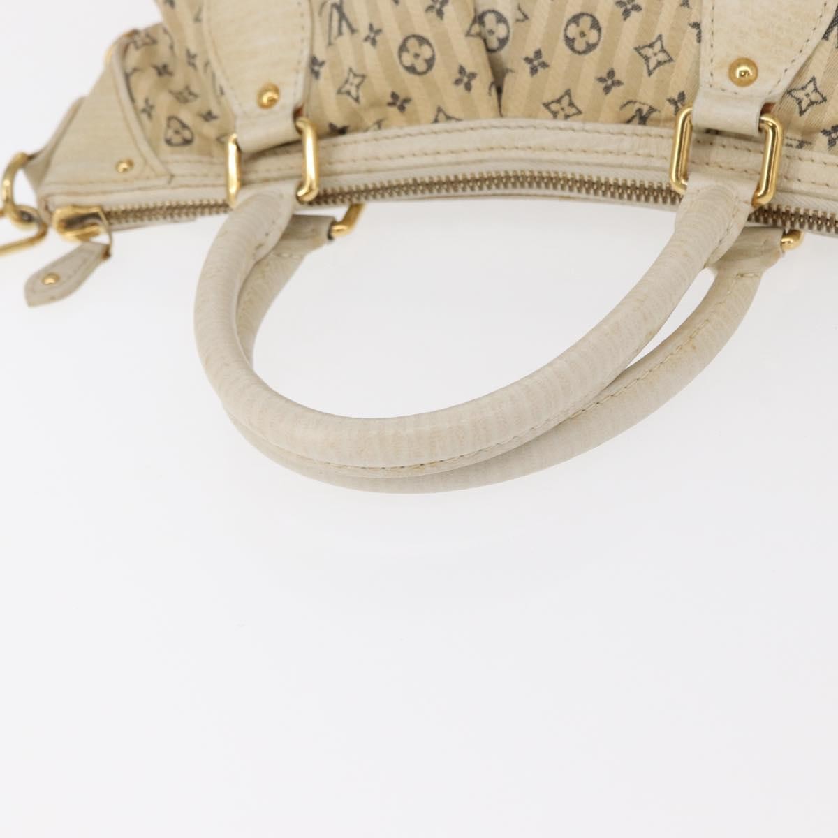 Louis Vuitton Marina Handbag Mini Lin Croisette Beige Canvas Handbag (Pre-Owned)