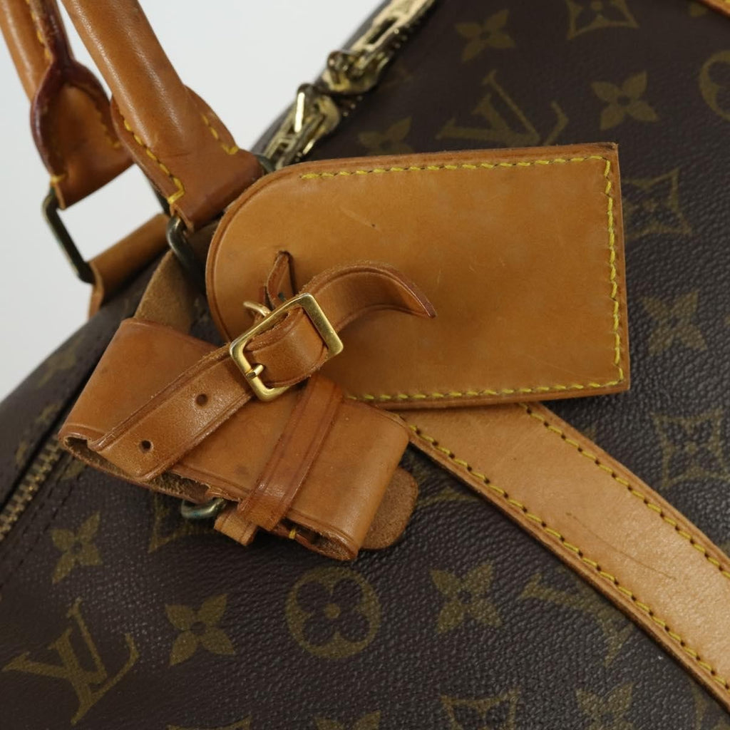 Louis Vuitton Keepall Bag Monogram Canvas Brown Canvas Travel Bag Bag (Pre-Owned)