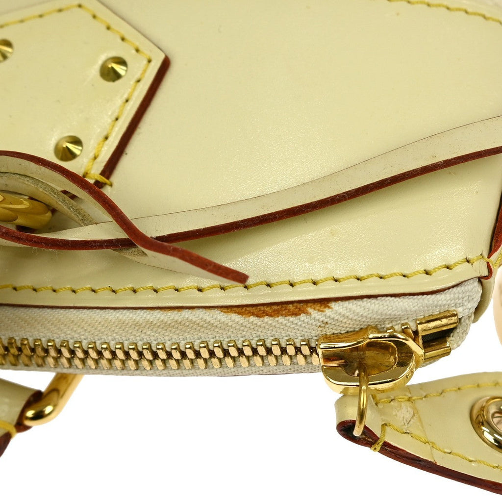 Louis Vuitton Suhali Lockit Handbag Leather Beige Leather Tote Bag Bag (Pre-Owned)
