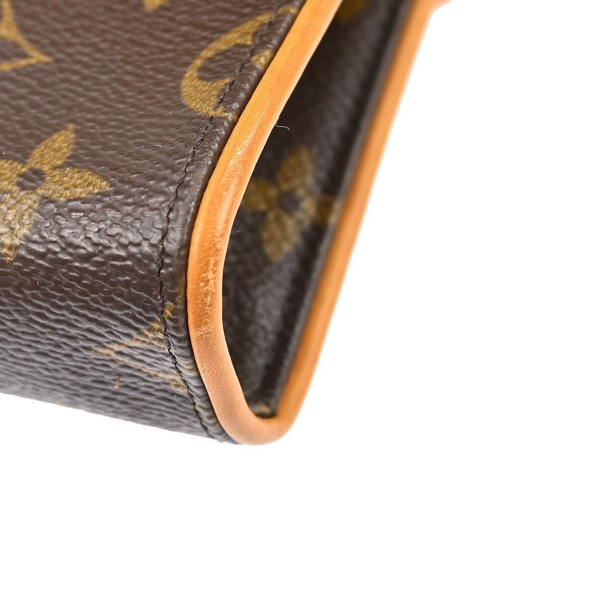 Louis Vuitton Florentine Waist Bag Monogram Canvas Brown Canvas Clutche & Pouche Bag (Pre-Owned)
