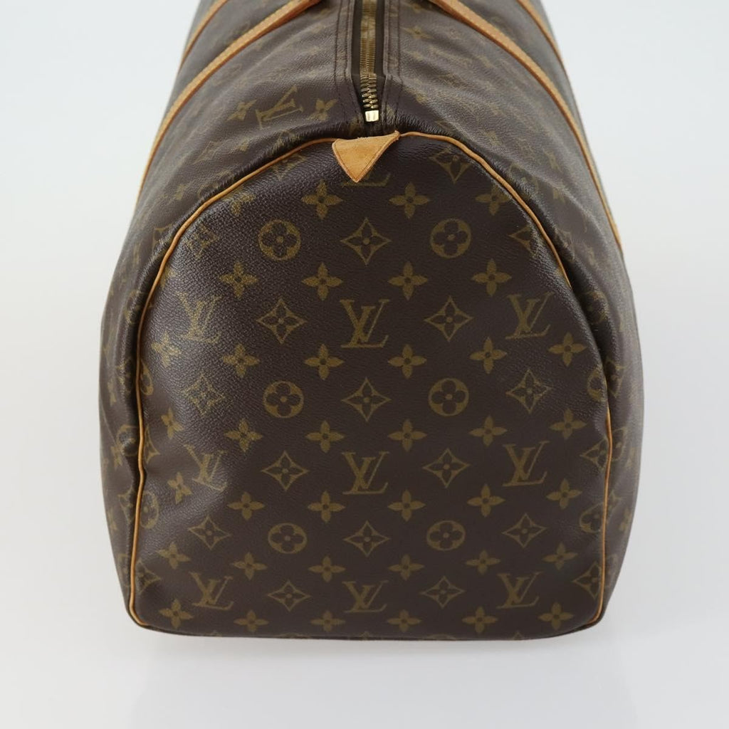 Louis Vuitton Keepall Bag Monogram Canvas Brown Canvas Travel Bag Bag (Pre-Owned)
