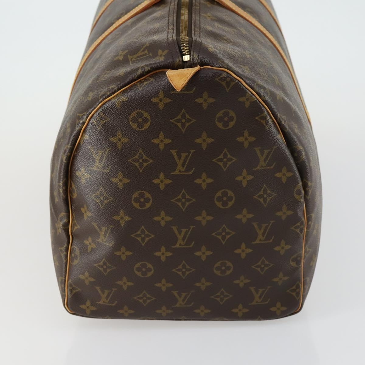 Louis Vuitton Keepall Bag Monogram Canvas Brown Canvas Travel Bag Bag (Pre-Owned)
