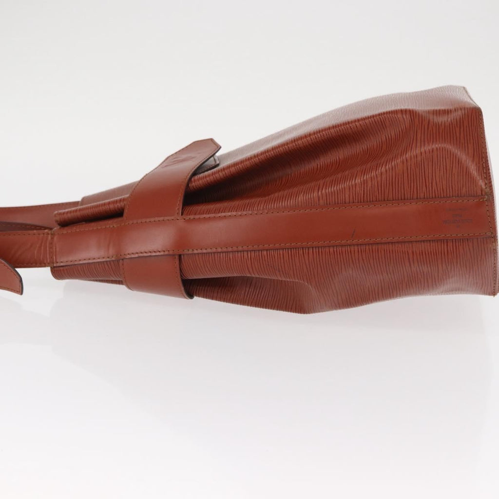 Louis Vuitton Vintage Sac D'epaule Handbag Epi Leather Brown Leather Shoulder Bag Bag (Pre-Owned)