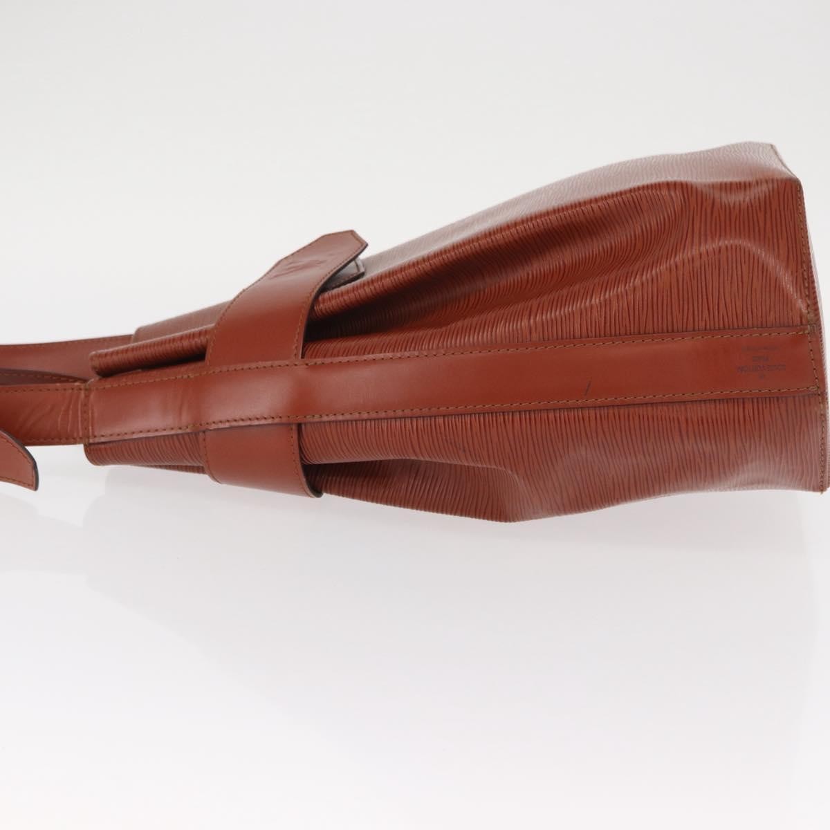 Louis Vuitton Vintage Sac D'epaule Handbag Epi Leather Brown Leather Shoulder Bag Bag (Pre-Owned)
