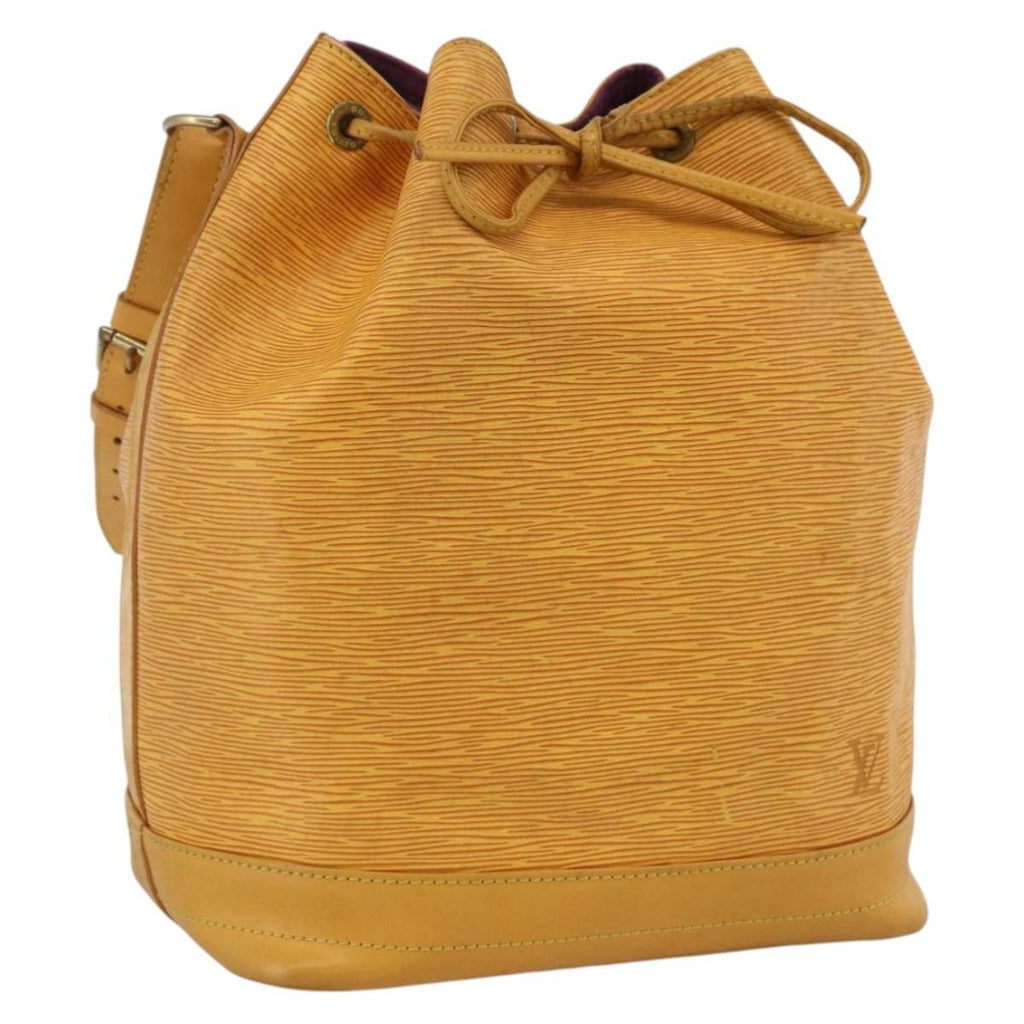 Louis Vuitton Noe Handbag Epi Leather Yellow Leather Shoulder Bag Bag (Pre-Owned)
