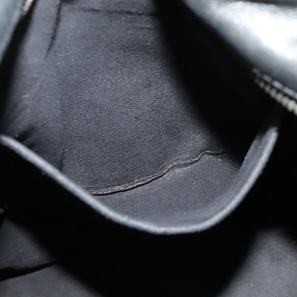 Louis Vuitton Clarkson Messenger Bag Monogram Shadow Leather Black Leather Bag (Pre-Owned)