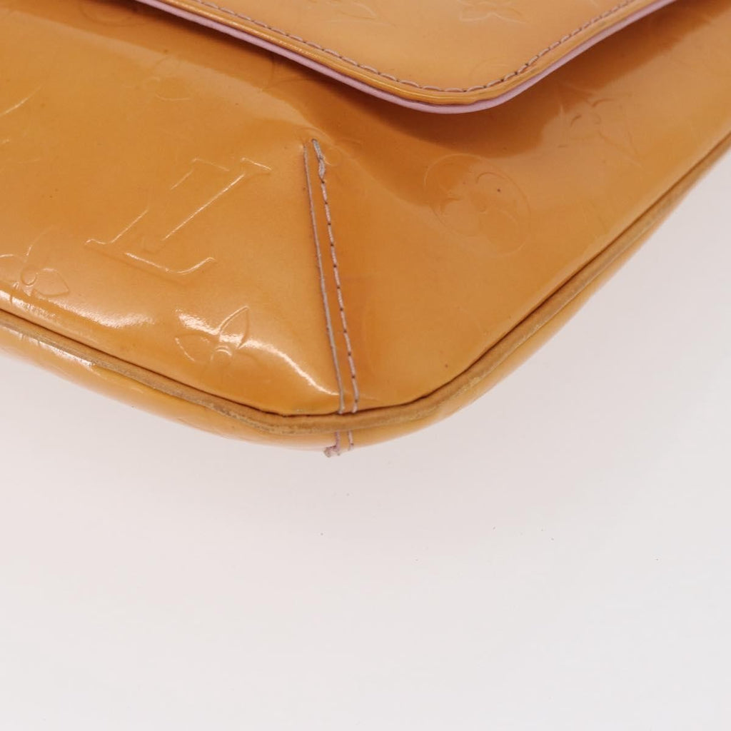 Louis Vuitton Thompson Street Handbag Monogram Vernis Yellow Patent_Leather Shoulder Bag Bag (Pre-Owned)