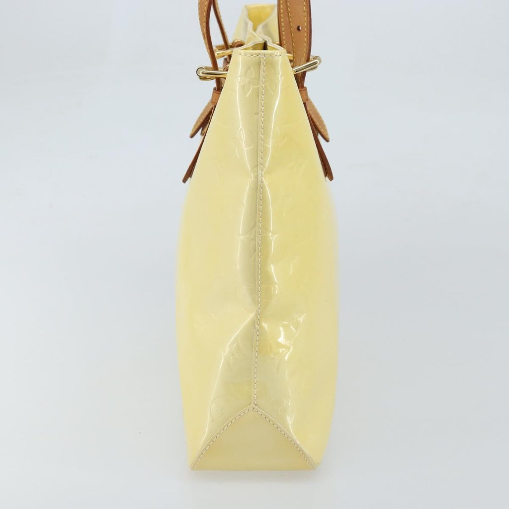 Louis Vuitton Brentwood Handbag Monogram Vernis Yellow Patent_Leather Tote Bag Bag (Pre-Owned)