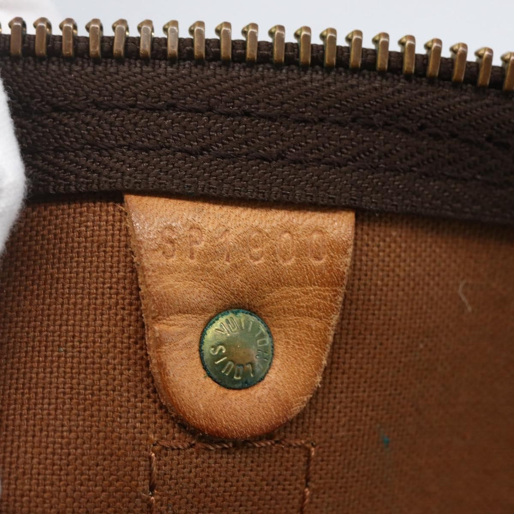 Louis Vuitton Keepall Bag Monogram Canvas Brown Canvas Travel Bag Bag (Pre-Owned)