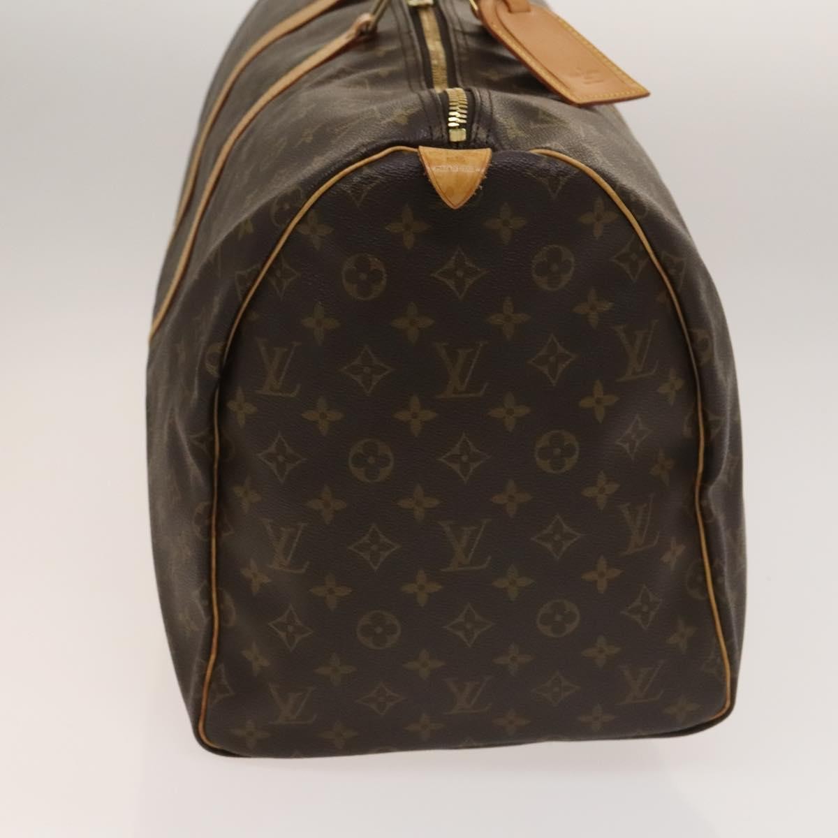 Louis Vuitton Keepall Bag Monogram Canvas Brown Canvas Travel Bag Bag (Pre-Owned)