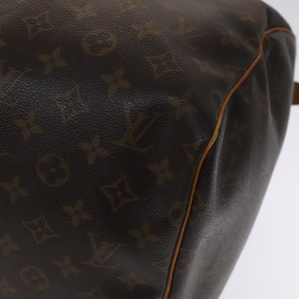 Louis Vuitton Keepall Bag Monogram Canvas Brown Canvas Travel Bag Bag (Pre-Owned)