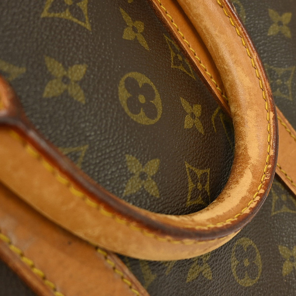 Louis Vuitton Keepall Bag Monogram Canvas Brown Canvas Travel Bag Bag (Pre-Owned)