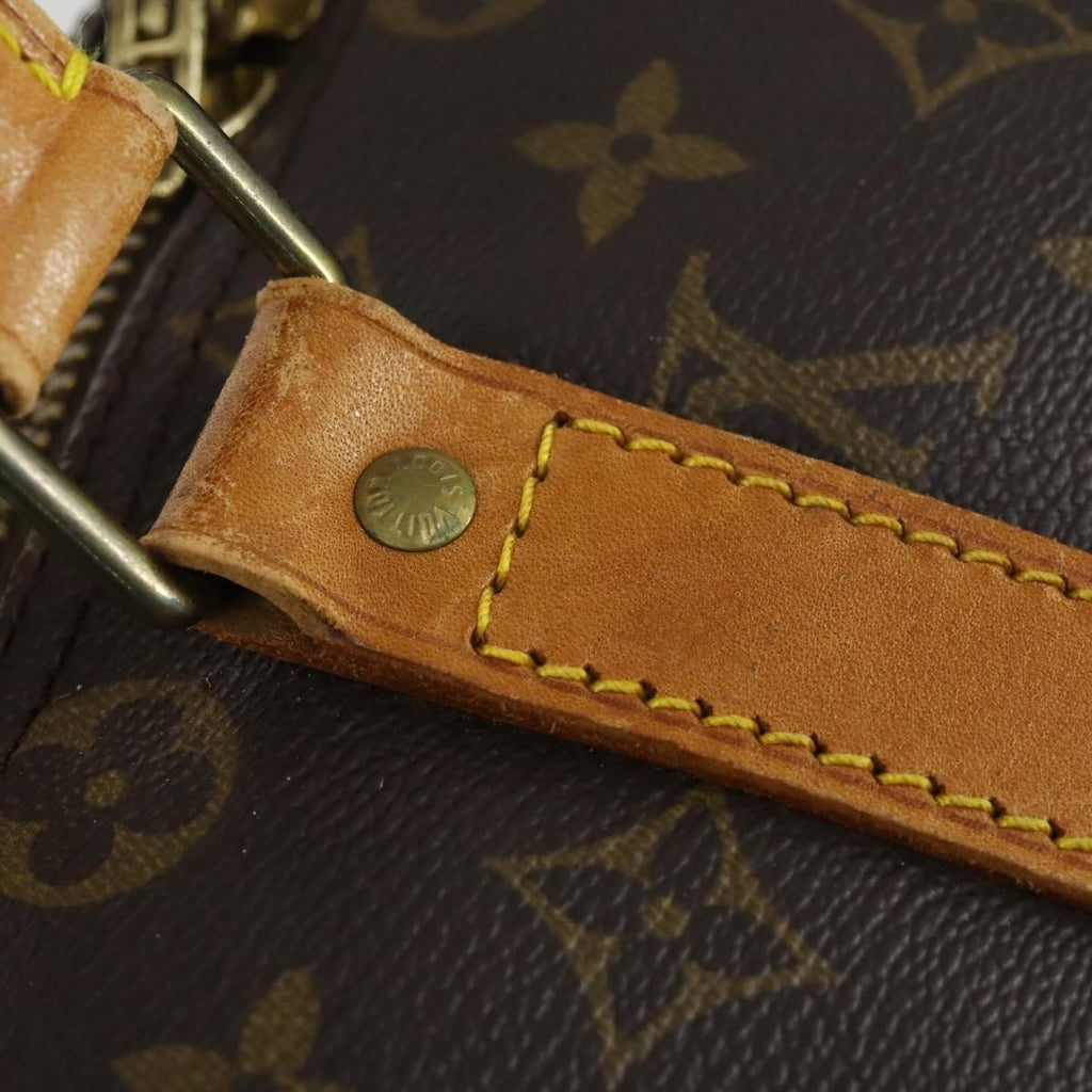 Louis Vuitton Keepall Bandouliere Bag Monogram Canvas Brown Canvas Travel Bag Bag (Pre-Owned)