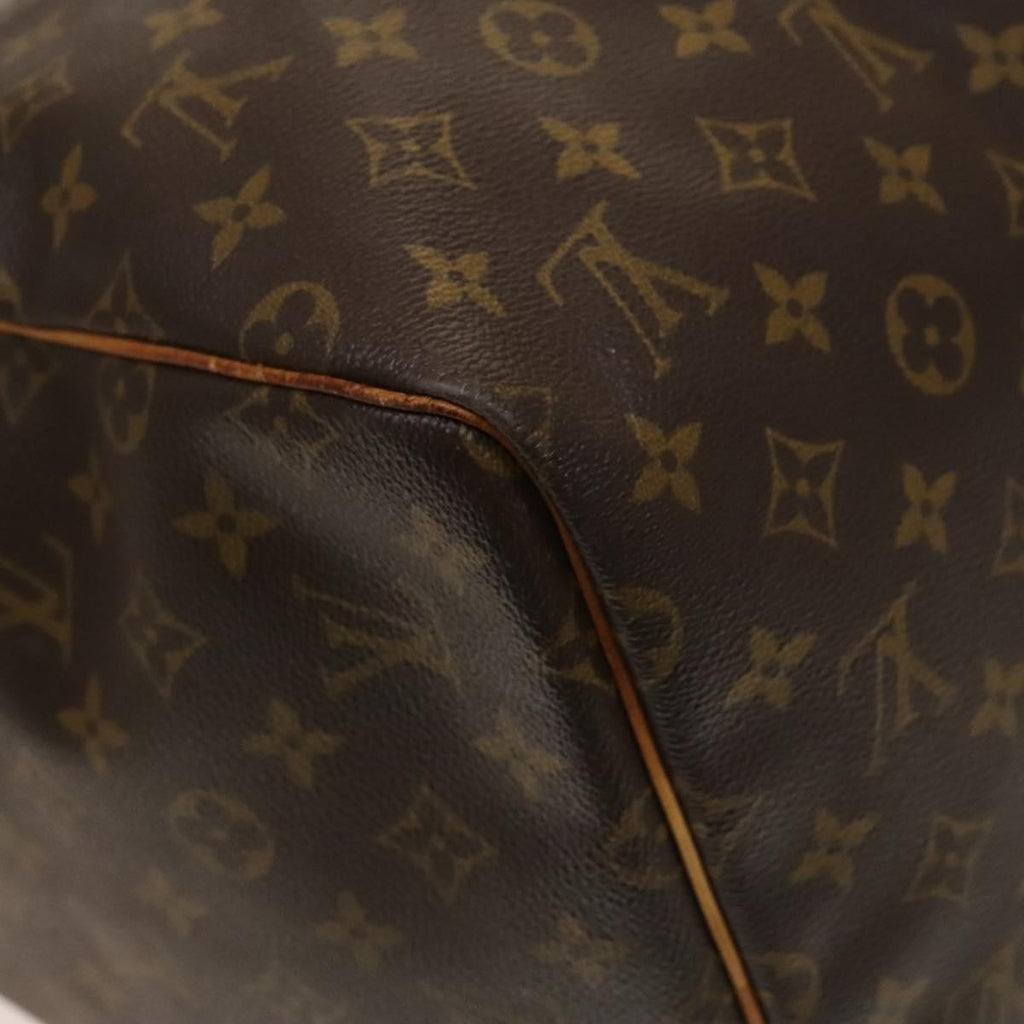 Louis Vuitton Keepall Bag Monogram Canvas Brown Canvas Travel Bag Bag (Pre-Owned)