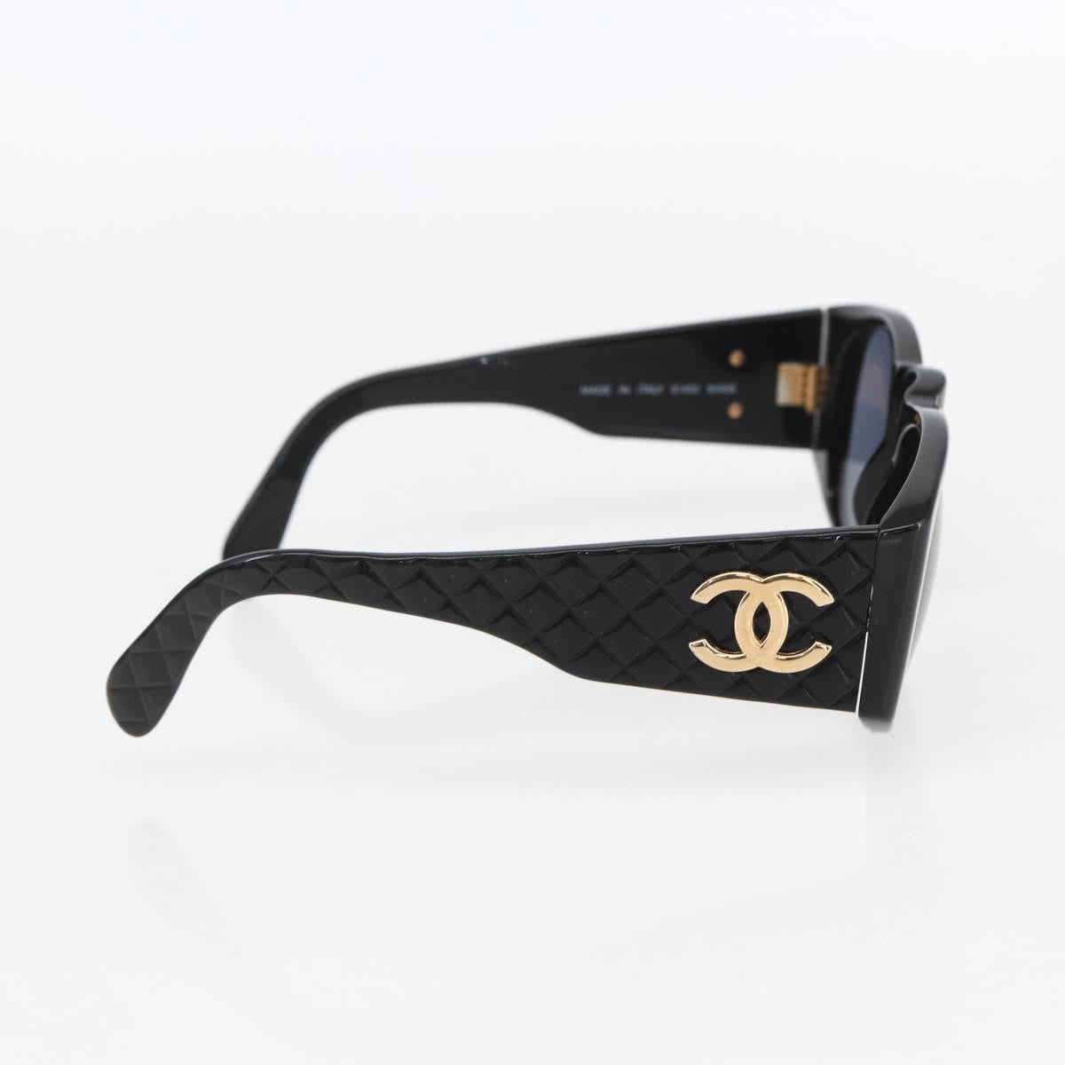 Chanel Logo Cc Sunglasses Plastic Black Plastic Sunglasse Accessory (Pre-Owned)