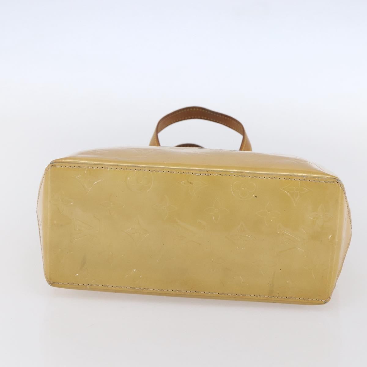 Louis Vuitton Reade Handbag Monogram Vernis Beige Patent_Leather Handbag (Pre-Owned)