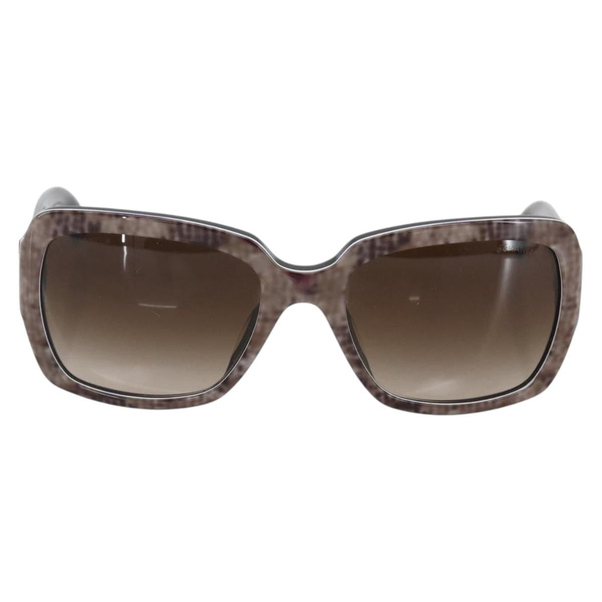 Chanel Logo Cc Sunglasses Plastic Beige Plastic Sunglasse Accessory (Pre-Owned)