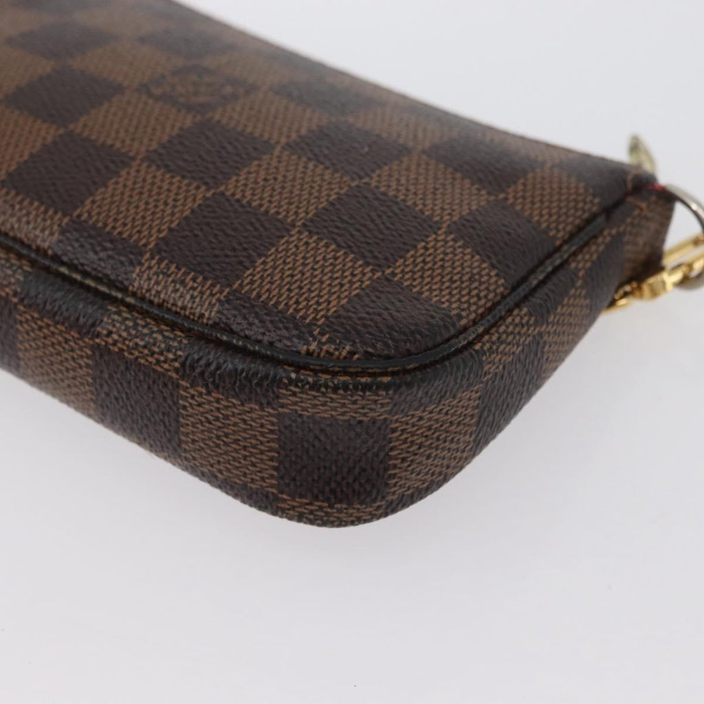 Louis Vuitton Pochette Accessoires Limited Edition Damier Brown Canvas Clutche & Pouche Bag (Pre-Owned)