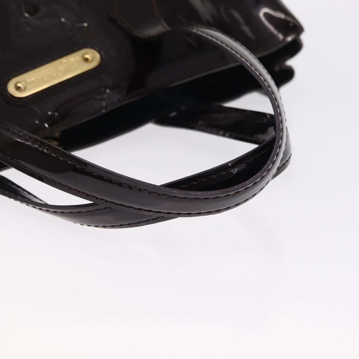 Louis Vuitton Wilshire Handbag Monogram Vernis Purple Patent_Leather Tote Bag Bag (Pre-Owned)
