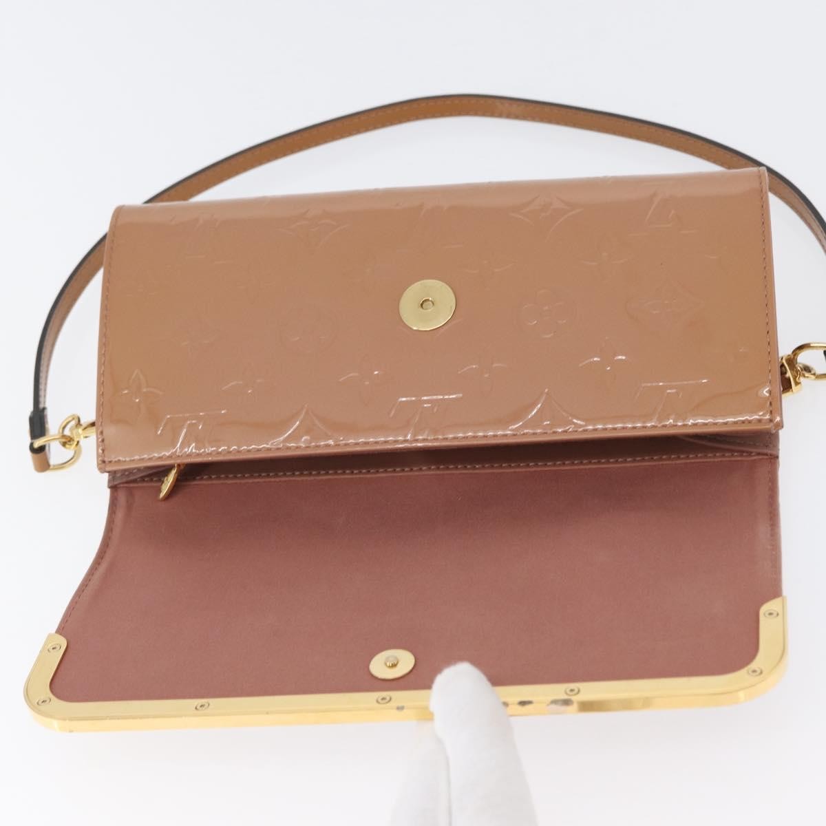 Louis Vuitton Rossmore Handbag Monogram Vernis Pink Patent_Leather Shoulder Bag Bag (Pre-Owned)