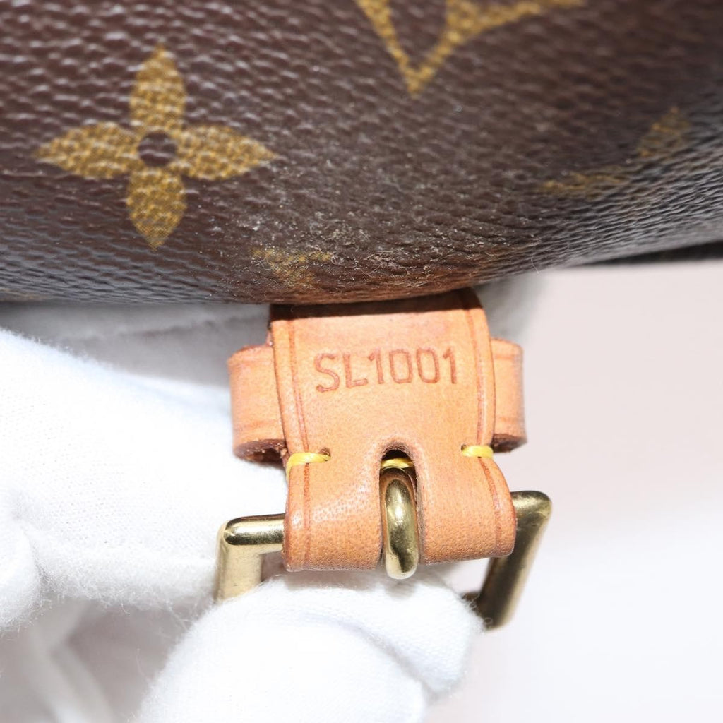 Louis Vuitton Sologne Handbag Monogram Canvas Brown Canvas Shoulder Bag Bag (Pre-Owned)