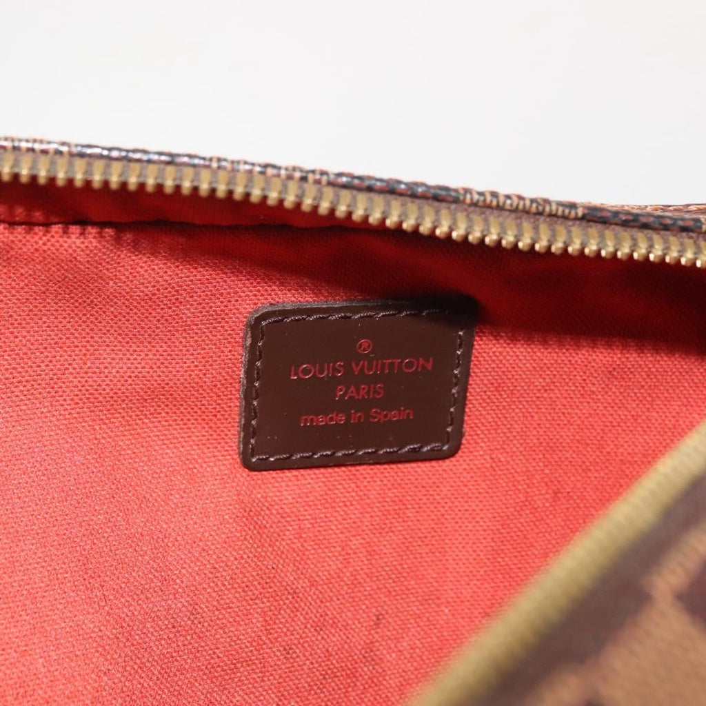 Louis Vuitton Geronimos Waist Bag Damier Brown Canvas Shoulder Bag Bag (Pre-Owned)