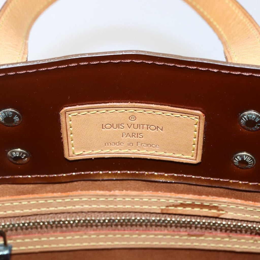 Louis Vuitton Reade Handbag Monogram Vernis Brown Patent_Leather Handbag (Pre-Owned)