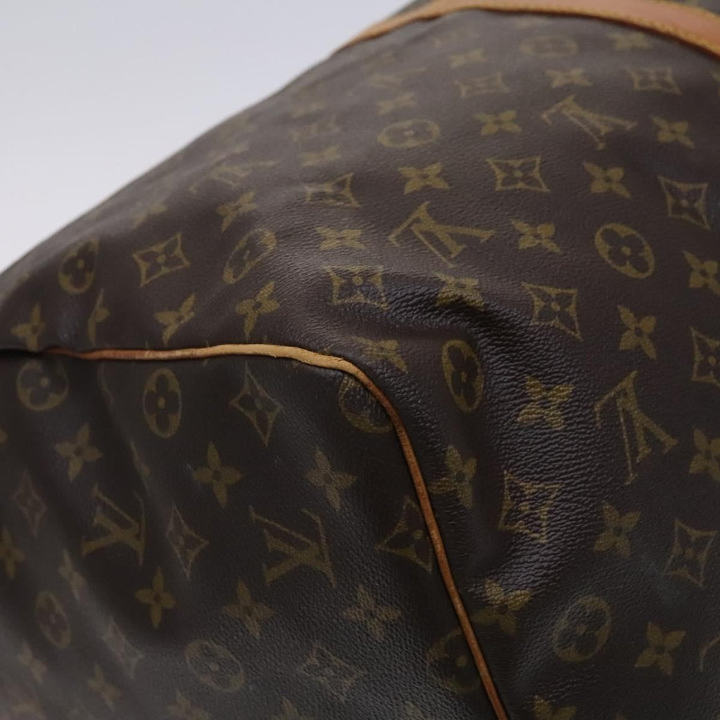 Louis Vuitton Keepall Bag Monogram Canvas Brown Canvas Travel Bag Bag (Pre-Owned)
