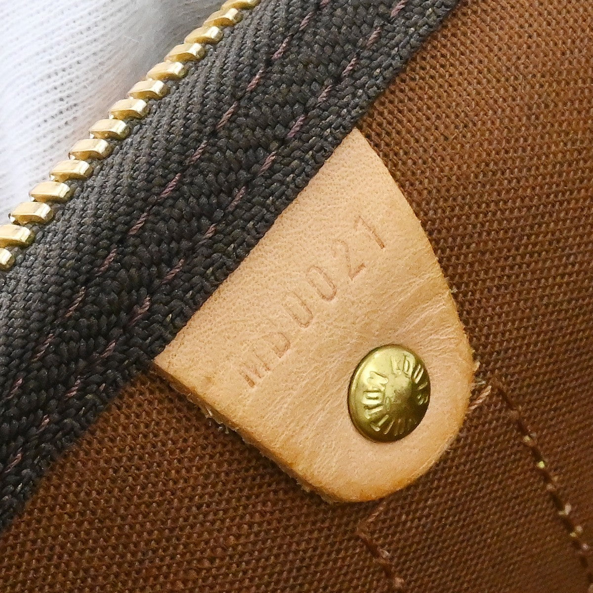 Louis Vuitton Keepall Bag Monogram Canvas Brown Canvas Travel Bag Bag (Pre-Owned)