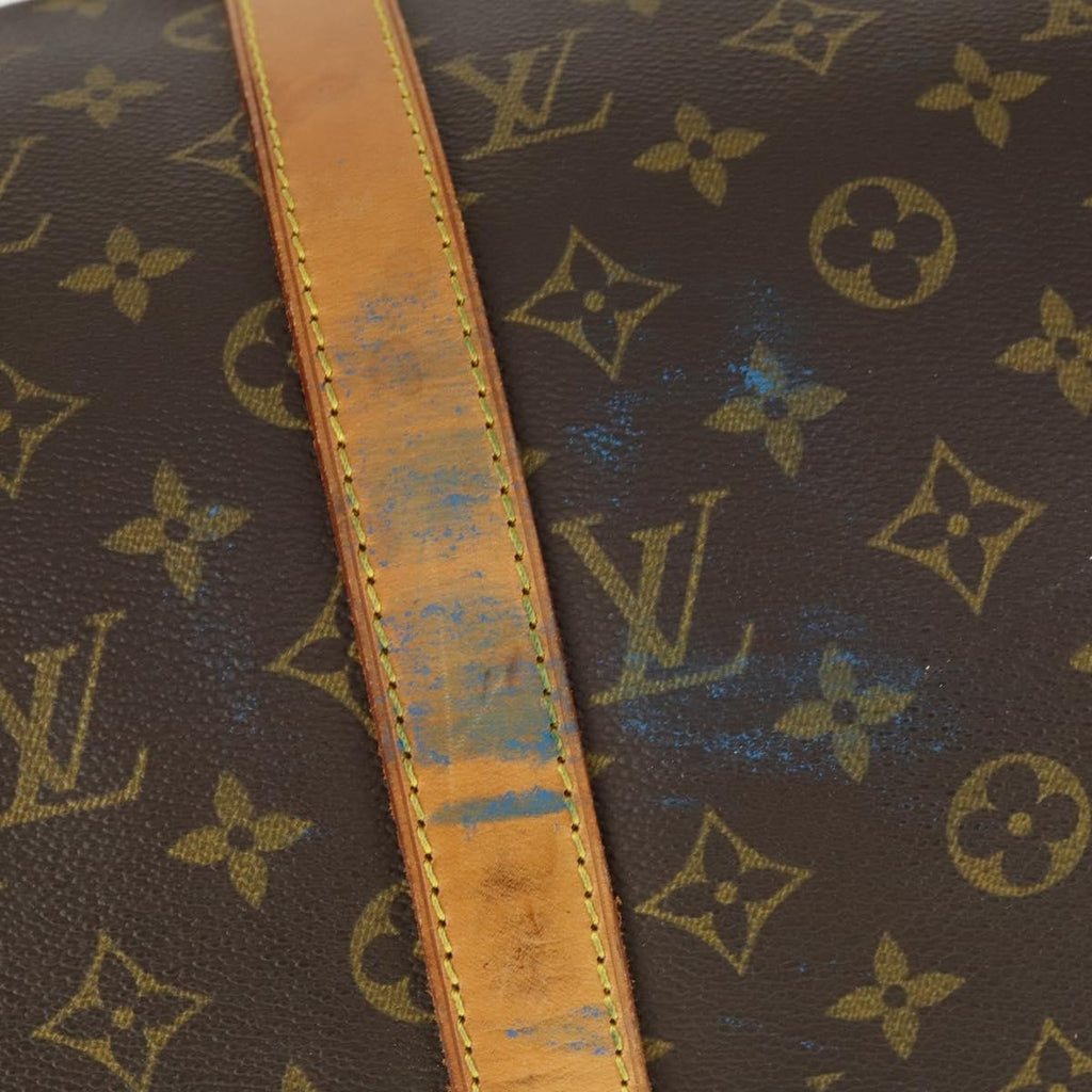 Louis Vuitton Keepall Bag Monogram Canvas Brown Canvas Travel Bag Bag (Pre-Owned)
