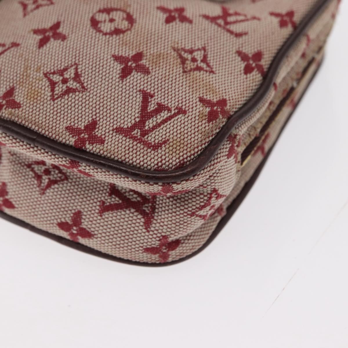 Louis Vuitton Camera Bag Mini Lin Red Canvas Clutche & Pouche Bag (Pre-Owned)