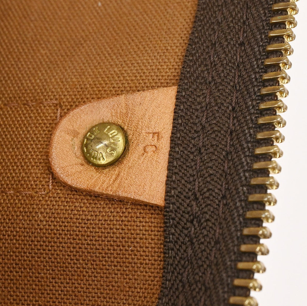 Louis Vuitton Keepall Bag Monogram Canvas Brown Canvas Travel Bag Bag (Pre-Owned)