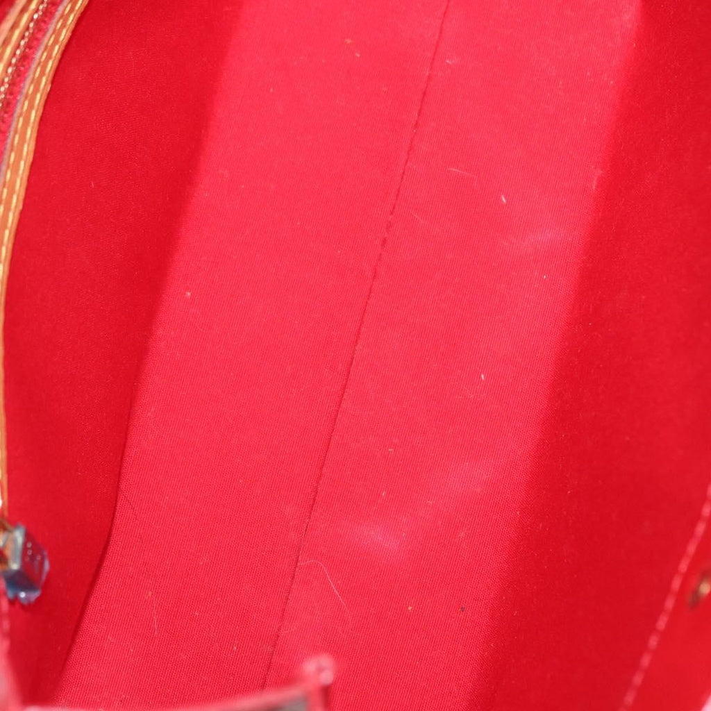 Louis Vuitton Reade Handbag Monogram Vernis Red Patent_Leather Handbag (Pre-Owned)