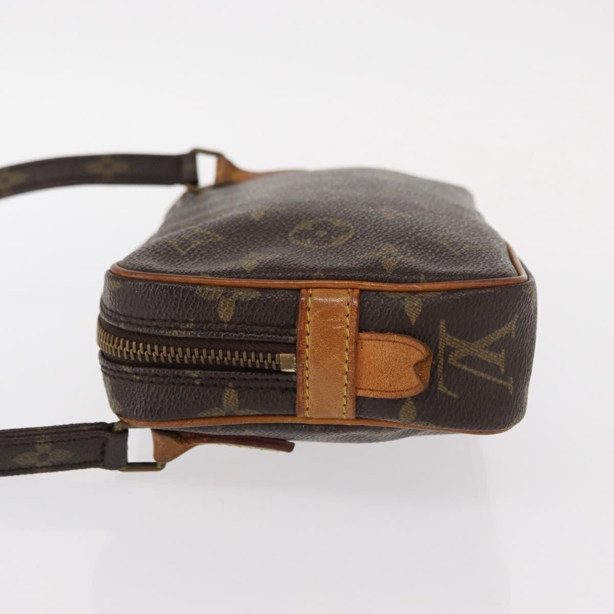 Louis Vuitton Pochette Marly Bandouliere Bag Monogram Canvas Brown Canvas Shoulder Bag Bag (Pre-Owned)