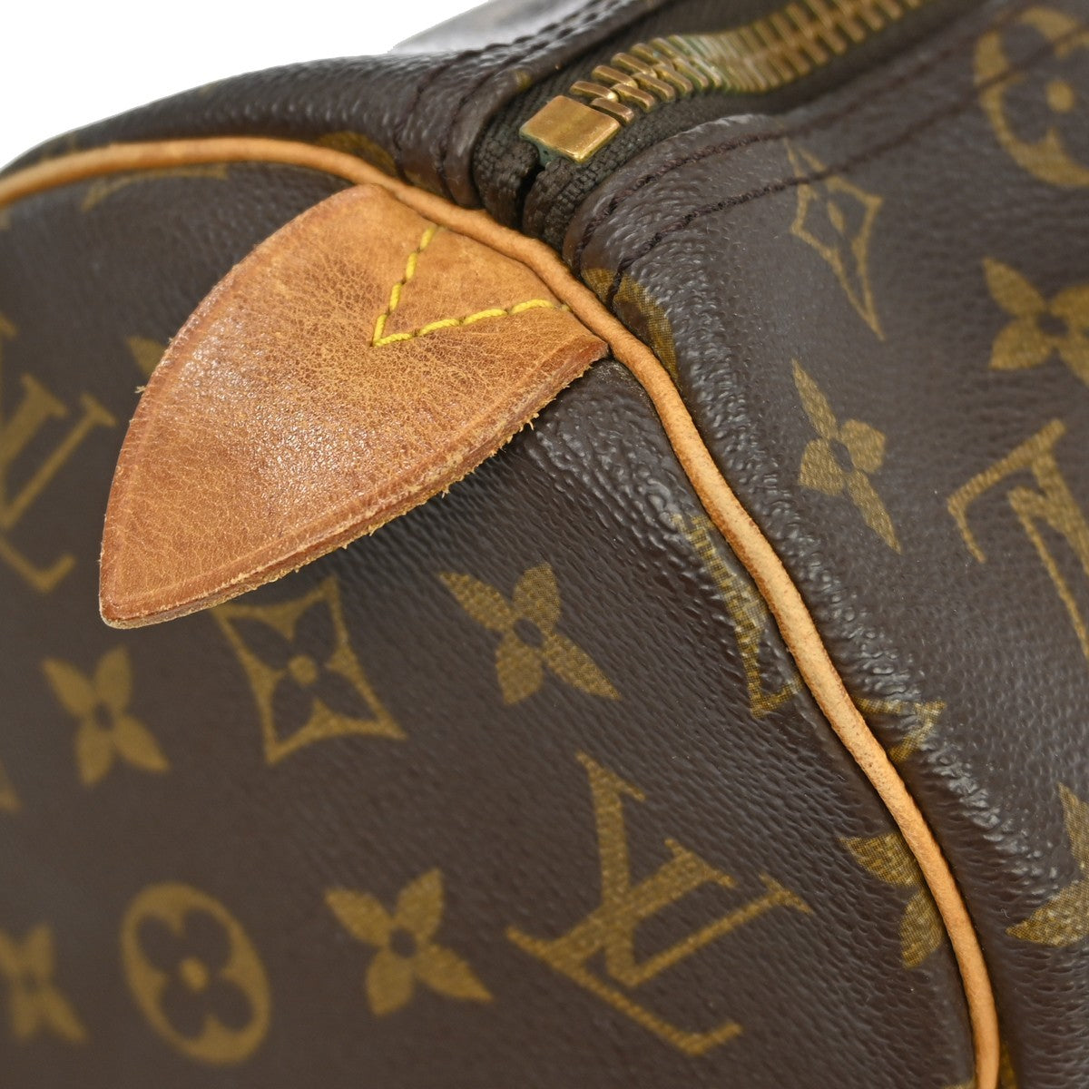 Louis Vuitton Keepall Bag Monogram Canvas Brown Canvas Travel Bag Bag (Pre-Owned)