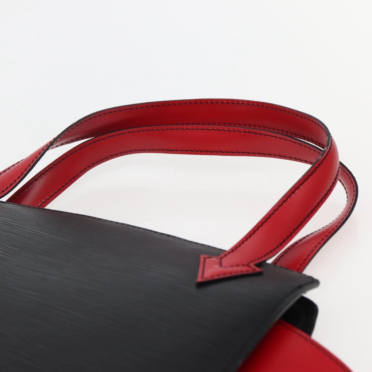 Louis Vuitton Varenne Handbag Epi Leather Black Leather Bag (Pre-Owned)