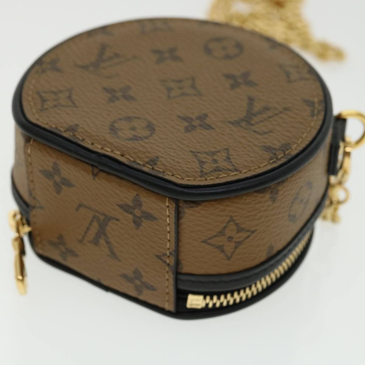 Louis Vuitton Boite Chapeau Souple Bag Reverse Monogram Giant Brown Canvas Bag (Pre-Owned)