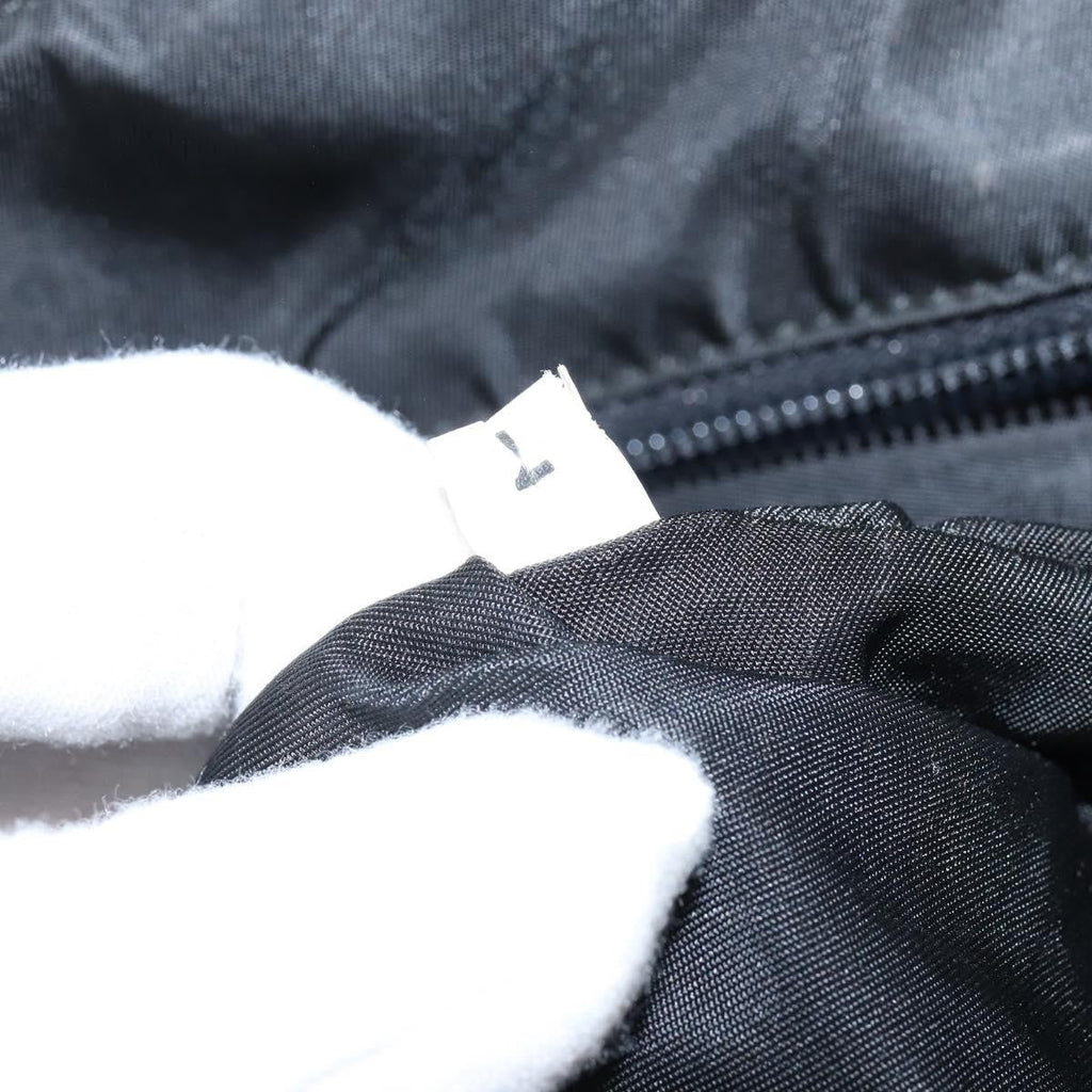 Prada Resin Handle Tote Tessuto Black Nylon Tote Bag Bag (Pre-Owned)