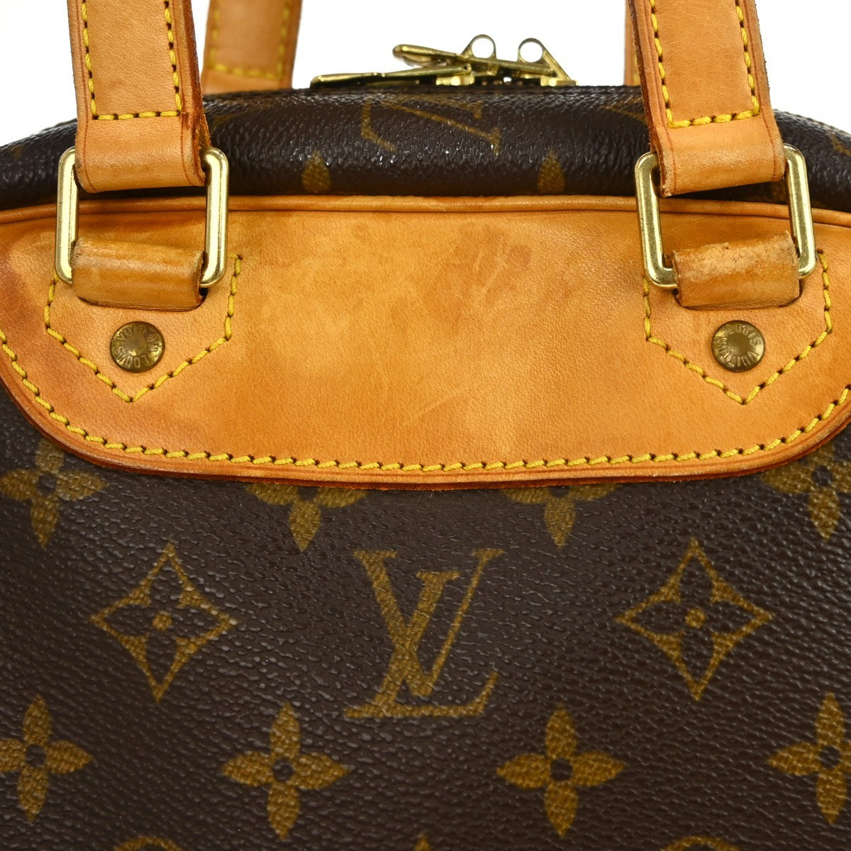 Louis Vuitton Excursion Handbag Monogram Canvas Brown Canvas Handbag (Pre-Owned)