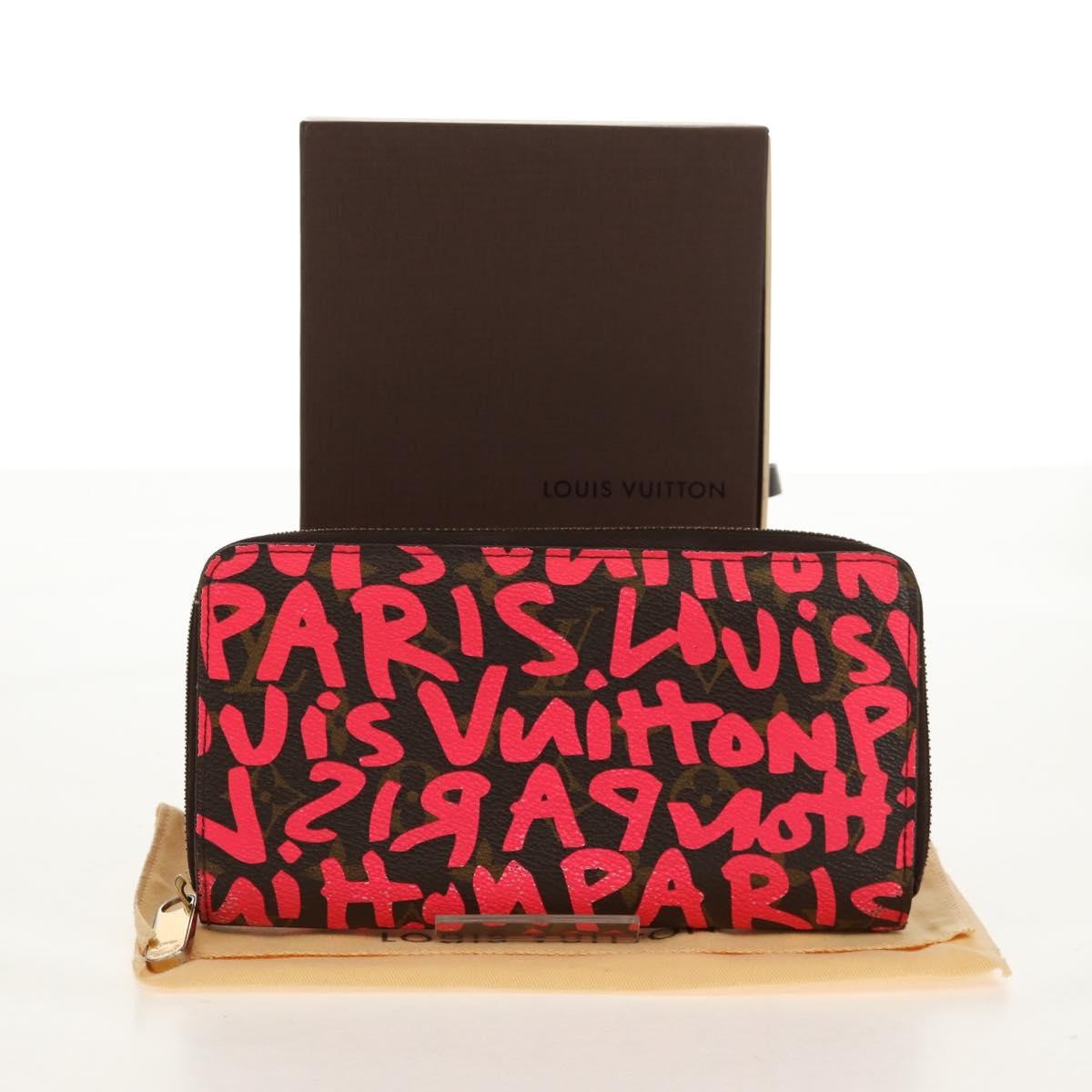 Louis Vuitton Zippy Wallet Canvas Pink Canvas Wallets Accessory (Pre-Owned)